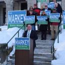 Chris Markey announces his candidacy.