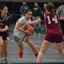 Samantha Murphy blocks Annaleyah Algarin. Photos by Kat Sheridan