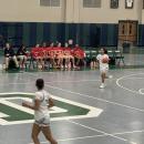 Nia Barnes runs with the ball. Photos by Kat Sheridan