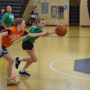 Kallie Mears chases after Scarlett Woodacre.