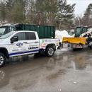 Crews from the Hampden County Sheriff's Office help with snow removal operations. Source: Town of Dartmouth Facebook Page