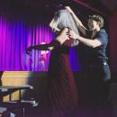 Nicholas Mota pulls a judge into the dance.