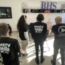 Students film an interview. Source: Robert Perrotti