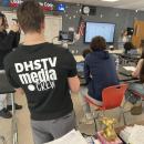 The students film a class. Source: Robert Perrotti