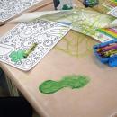 A footprint left by the leprechaun.