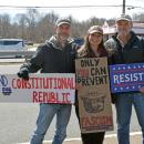 The three-generation Sylvain family posed for a photo.