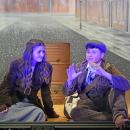 Anya (Emerson Palumbo) and Dimirtry (Jack Nylin) relive their history surviving on the streets of Russia. 