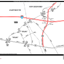 Current traffic patterns surrounding the site. Source: Vanassee and Associates. 