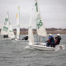 Sam Sperry and Lucas Prout prepare to race. 