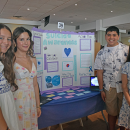 Avery Imbeau, Giuliana Gioni, Hudson Iglsomar and Adriana Dionisio researched teenage suicide. 