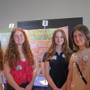 Emelia Goddard, Lily Weisberg and Emma Dury proposed a women's history class. 