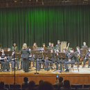 The Dartmouth band. Photos by Kat Sheridan