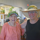 Joanna Markel and Suzanne Jacobson pose for a photo. 
