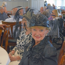 Joyce O'Connell in her winning hat. 