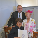 Chris Markey, Maria Connor and Jackie McDonald pose.  