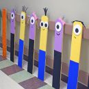 The minion fence posts. 