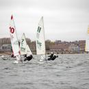 The team practices for a race. Photo by Kat Sheridan