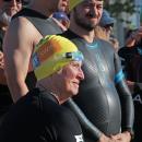 Nancy Smith ready for the swim. 
