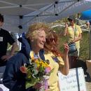 Nancy Smith with her Kate Reilly, the events manager. 