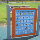 The communication board. 