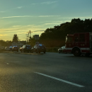 Police and EMS response. Photo by Kat Sheridan