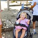 Hadley, 3, enjoys a popsicle. 