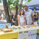 Brin, 11 sells with her father, Select Board member Nathan Silva.