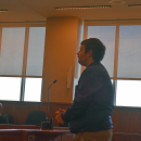 Andrew Johansen in court. Photo by Kat Sheridan
