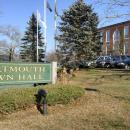 Town hall stock photo. 