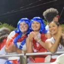 Some Bishop Stang students dressed up for the game. 