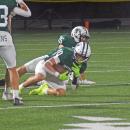Chace Afonso catching the ball. 