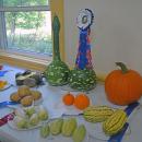 Some of the produce on display. 