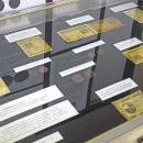 The antique coins at the Dartmouth Historical Society. 
