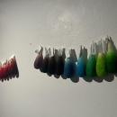 Some examples of the dyes she uses. 
