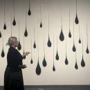 Anna Kristina Goransson talks about her art. Photos by Kat Sheridan