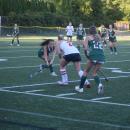A player goes for the ball. 