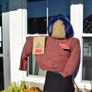 A barista scarecrow at Scuttlebutt. 