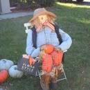 The Flora Style scarecrow. 