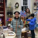 Vera (10,) Joey (5) and Sydney (10) explore the candy store. 