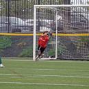 Logan Pedro stops a kick. 