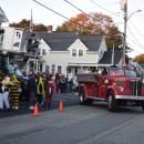 A fire truck pulls into the station. Photos by Kat Sheridan