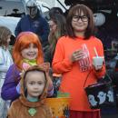 Jaelynn, Mia and Gianna dressed up as members of the mystery gang.