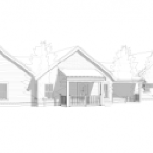 A rendering of the original design in 2018 of the assisted living facility in Dartmouth. Though changes have been made to this design, no new site plans are currently available for public access, according to Partners in Housing Director Connie Desbiens. Source: Partners in Housing