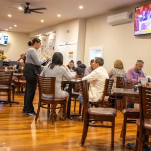inside restaurant