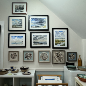 A variety of the artwork at Bridge Street Gallery. Photos by Kat Sheridan