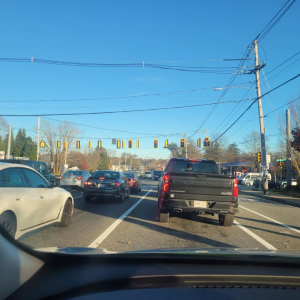 Traffic on Route 6. Photo by Abby Van Selous
