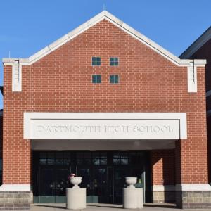Stock image of the Dartmouth High School.
