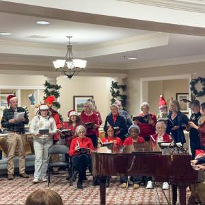 The New Bedford Choral Society performs at the Residences at Cedar Dell. Photos by Kat Sheridan