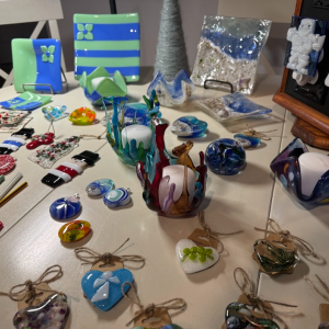 Some of Hopp's art. Photos by Kat Sheridan