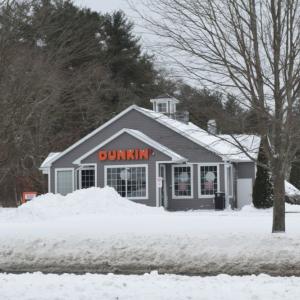 What's more Massachusetts than a Dunks in a snowstorm?